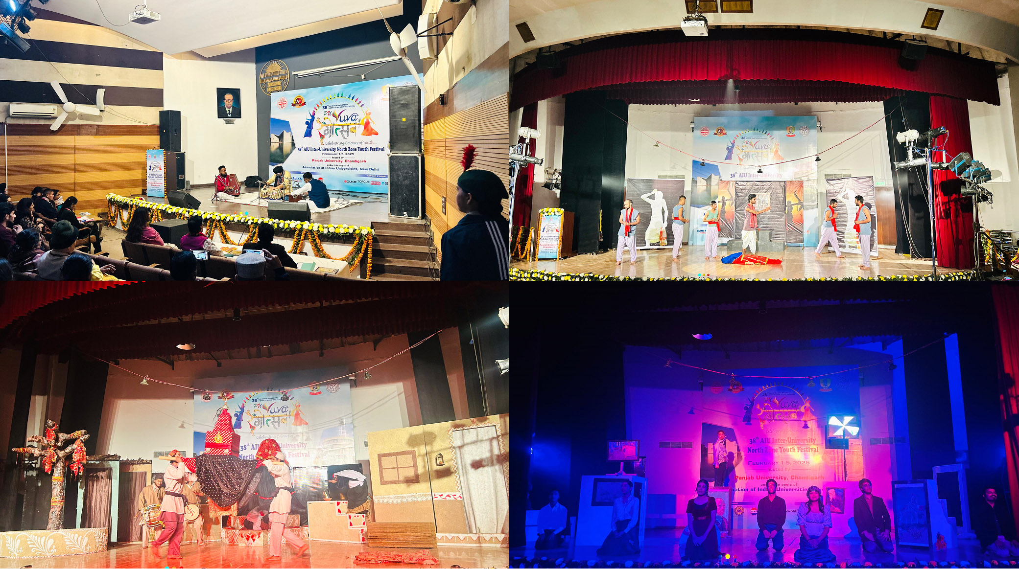 38th AIU North Zone Youth Festival 2025 Begins with a Spectacular Showcase of Talent